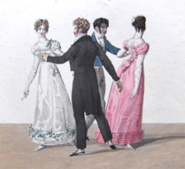vers 1820 Chaîne Anglaise