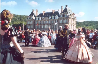 Juillet 2004 : Animation publique au château de Cany (76)