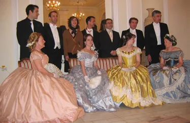 Mars 2009: Bal de la Francophonie par le Centre Culturel Français à la Mairie de IASI (Roumanie)