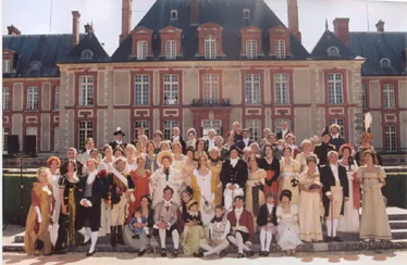 Septembre 2005 : Journée du Patrimoine 1er empire au château de Breteuil Thème du bicentenaire de l'installation des académies au quai Conti par Napoléon 1er
