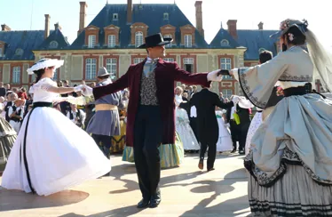 Septembre 2008 : Animation publique "Autant en emporte le vent" au Chateau de Breteuil