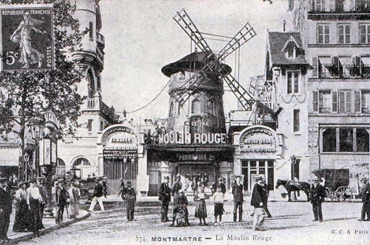 Le Moulin Rouge vers 1903