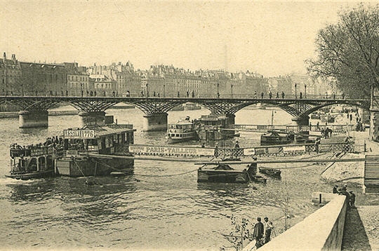 Paris 1910 vue d u pont des arts