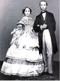 L'archiduc Maximilien de Habsbourg (1832 1867) et sa femme, Charlotte